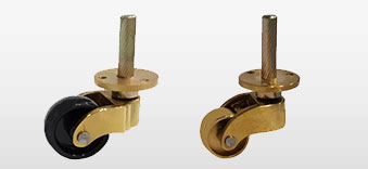 Solid Brass Castor