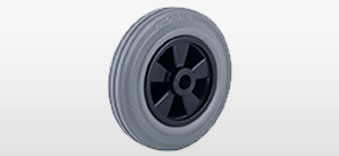 Grey Rubber Tyre / PP Rim Wheel